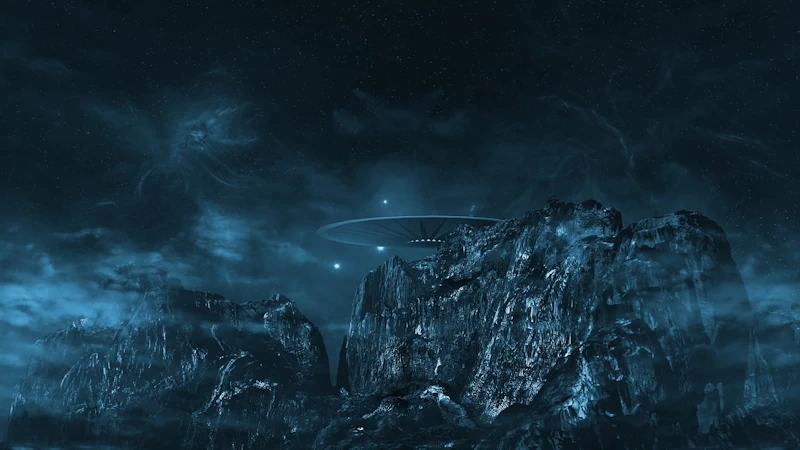 SF映画をイメージさせる宇宙の画像