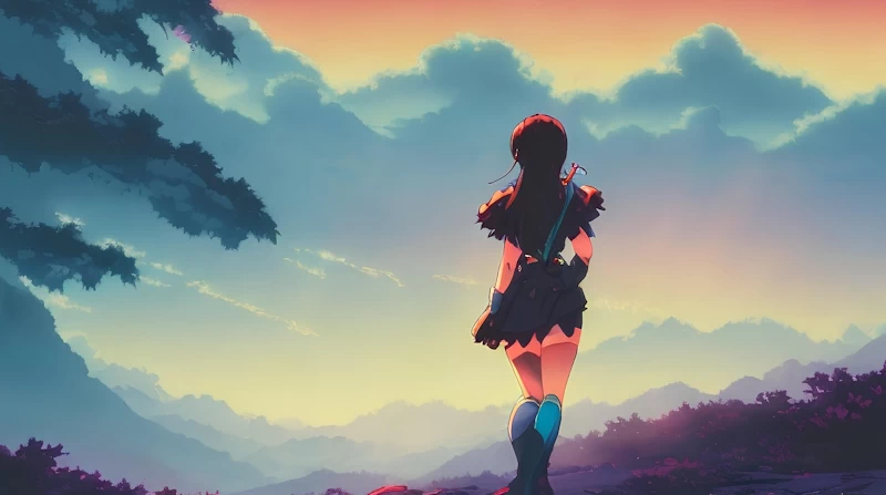 アニメヒーローのイメージ画像